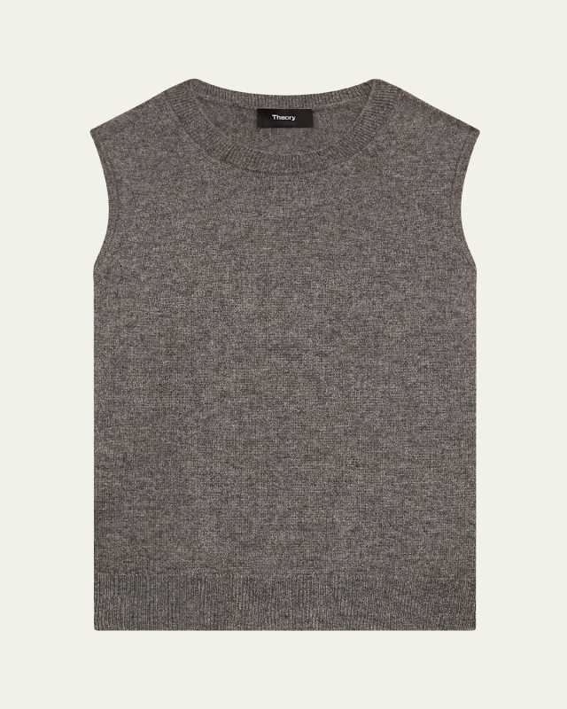 Cashmere Knit Shell Top